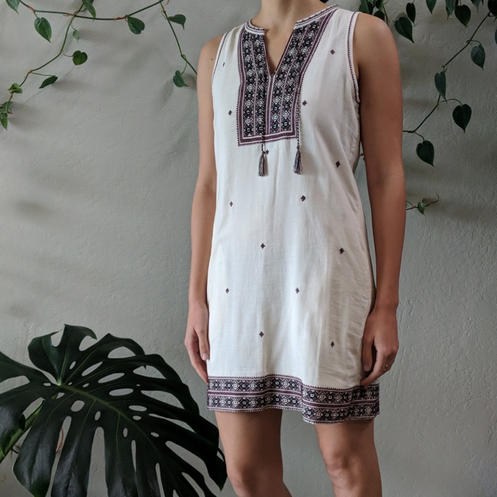 Madewell Embroidered Suncoast Dress